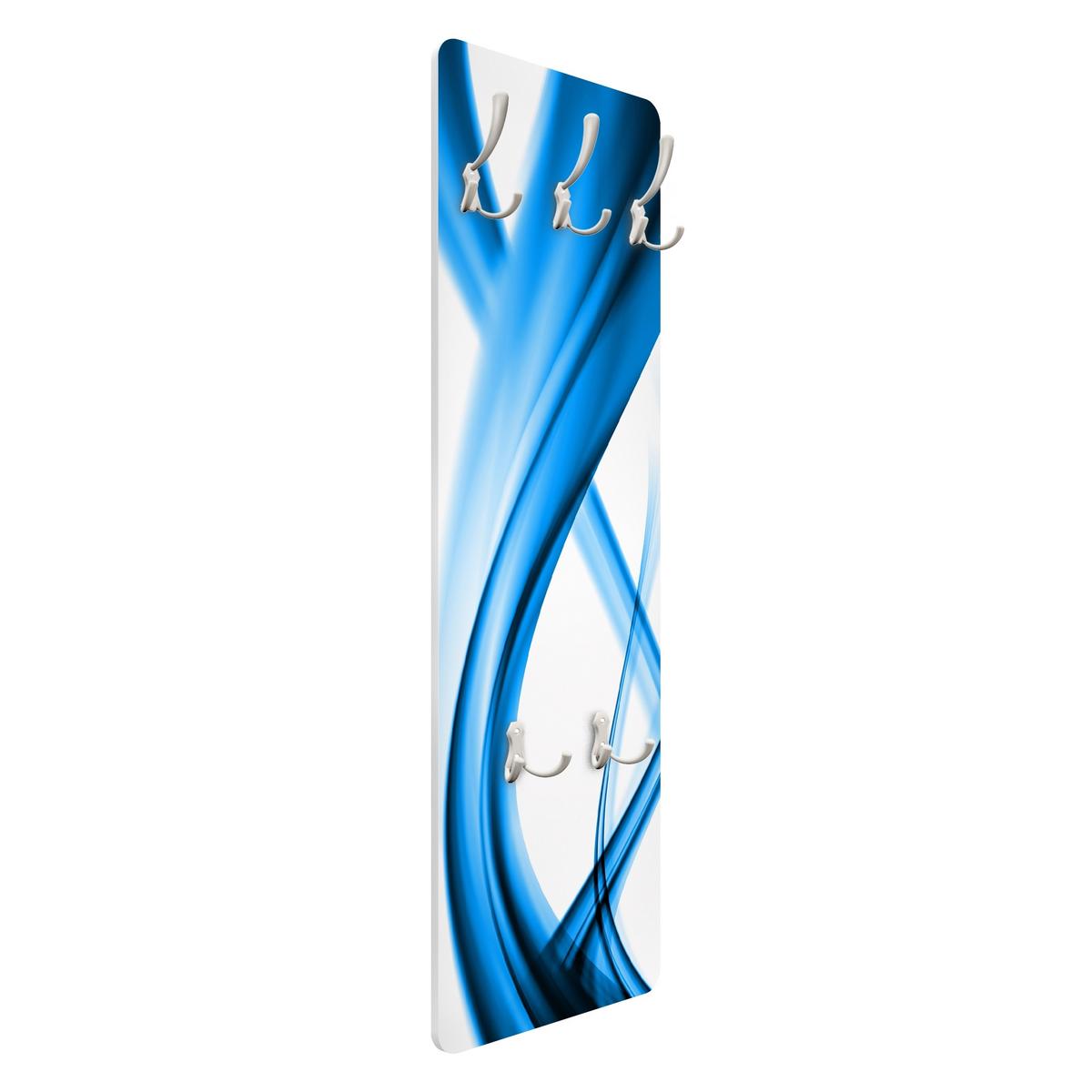 WANDGARDEROBE - Blue Element 34/105 cm - Blau, Holzwerkstoff (34/105/1.6cm) - Bilderwelten