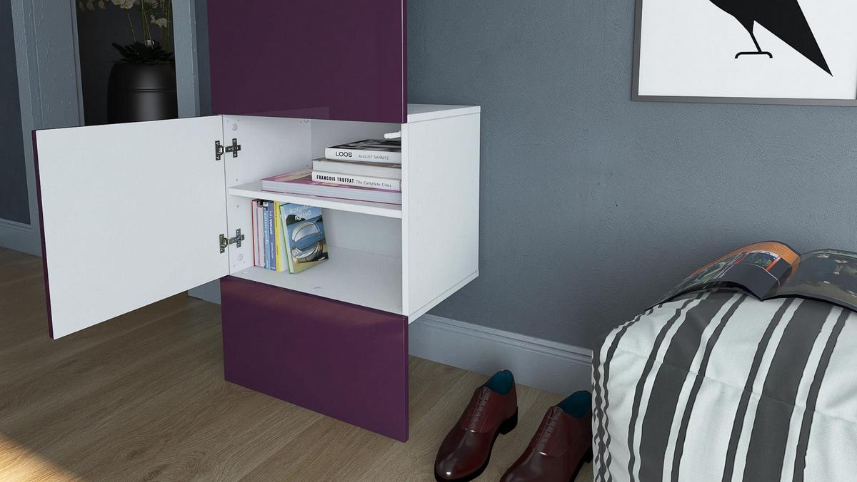 GARDEROBE Carlton Paneel in Eiche Nature - Eichefarben, Holzwerkstoff (52/193/35cm) - Vladon
