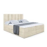 BOXBETT mit Matratze H3 und Lattenrost - BOXI1 - 120x200 cm Beige - Beige, Holzwerkstoff (120/200cm) - ALTDECOR