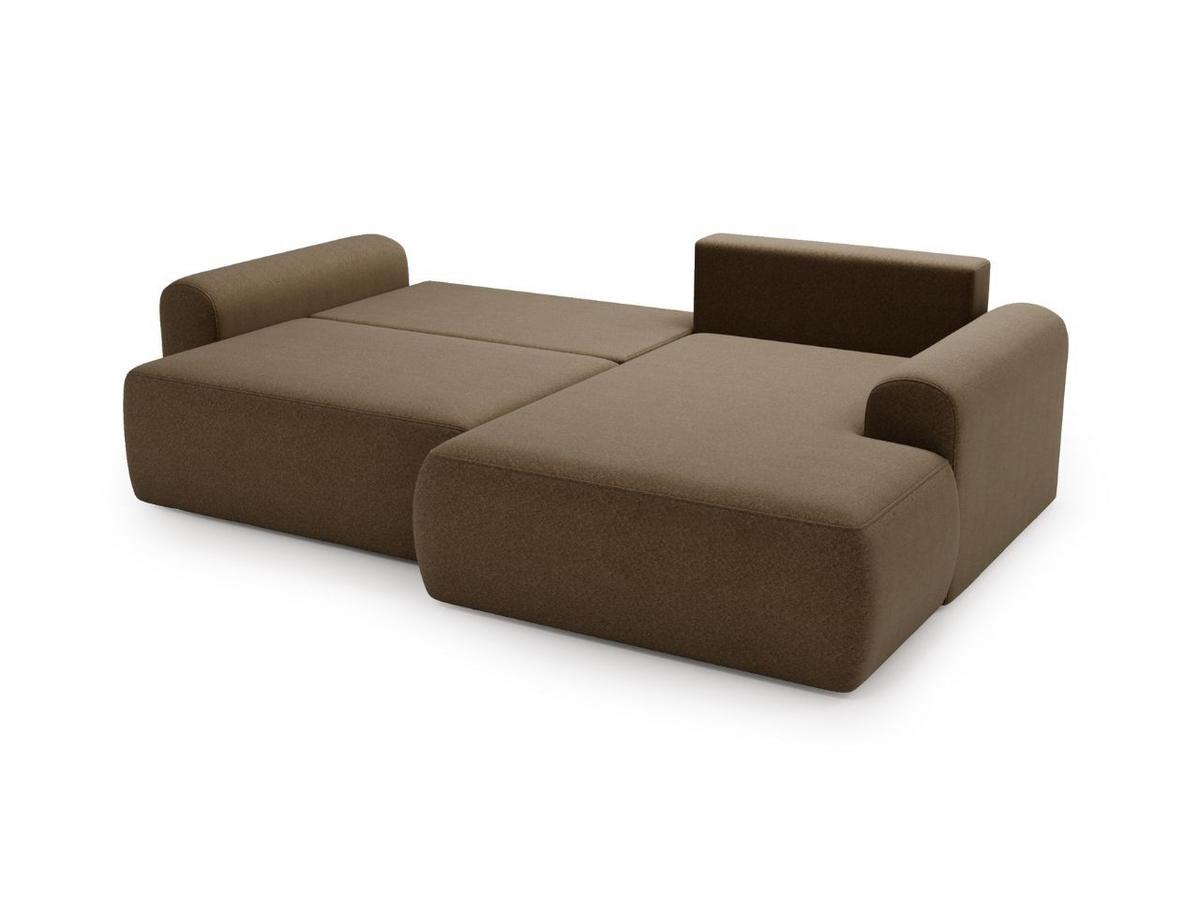ECKSOFA Savana Braun Rechts - Braun, Holz/Textil (177/257cm) - Graingold