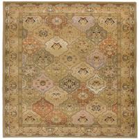 WEBTEPPICH Gabiro 208 160x160 cm - Beige, Textil (160/160cm) - THEKO