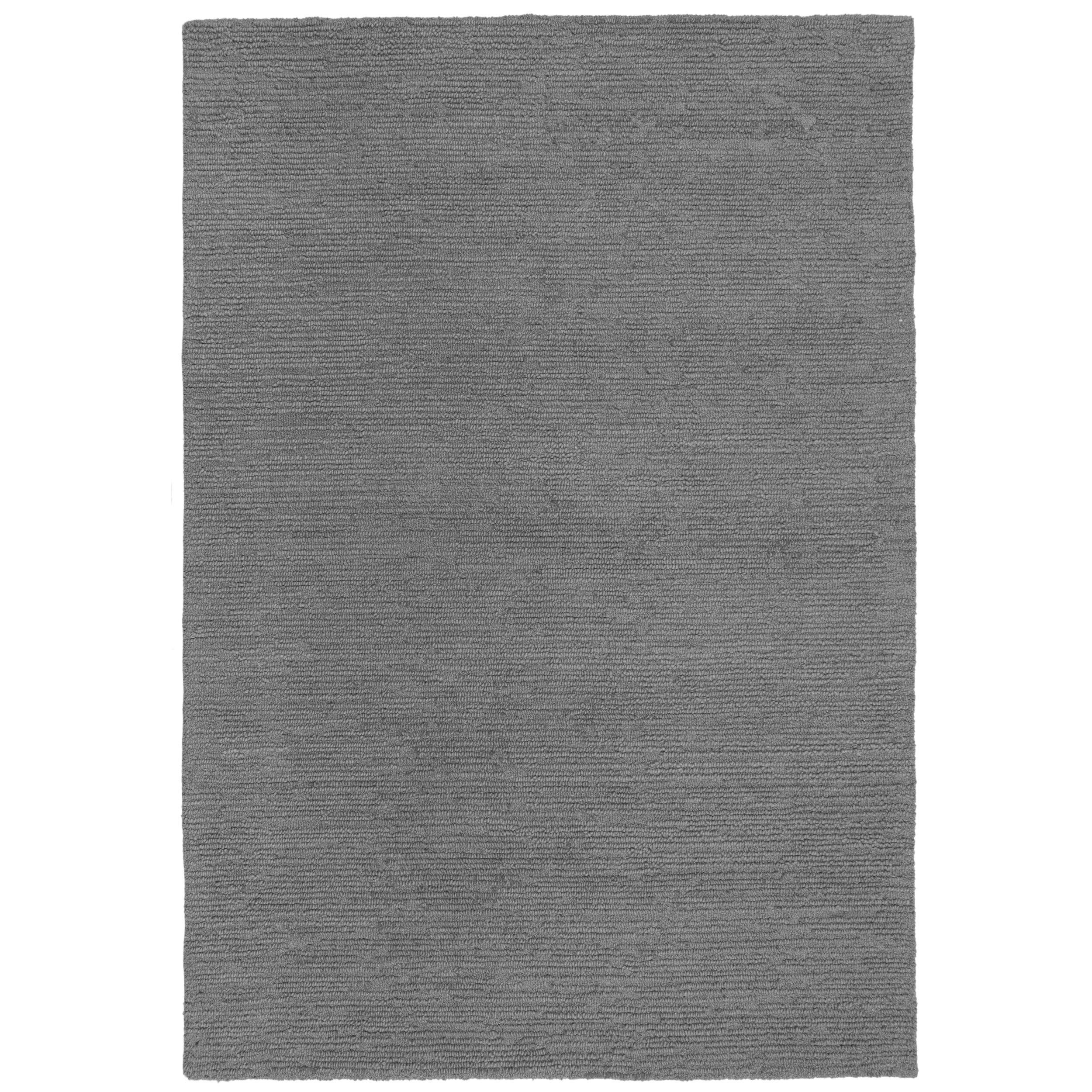 WOLLTEPPICH ALNE, einfarbig, Grau, 200 x 290 cm - Grau, Textil (200/290cm) - KADIMA DESIGN