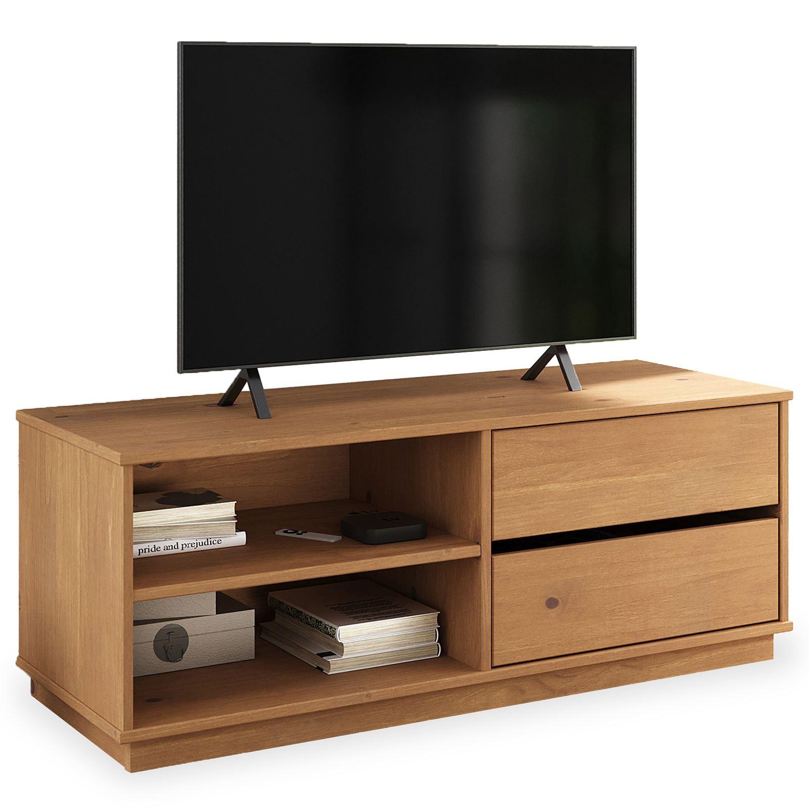 LOWBOARD MAITE - Eichefarben, Holz (110/42/40cm) - IDIMEX