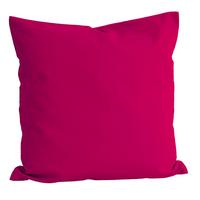 KISSENBEZUG Basic 100% Baumwolle pink 40/40 cm - Pink, Textil (40/40cm) - beties Heimtextil