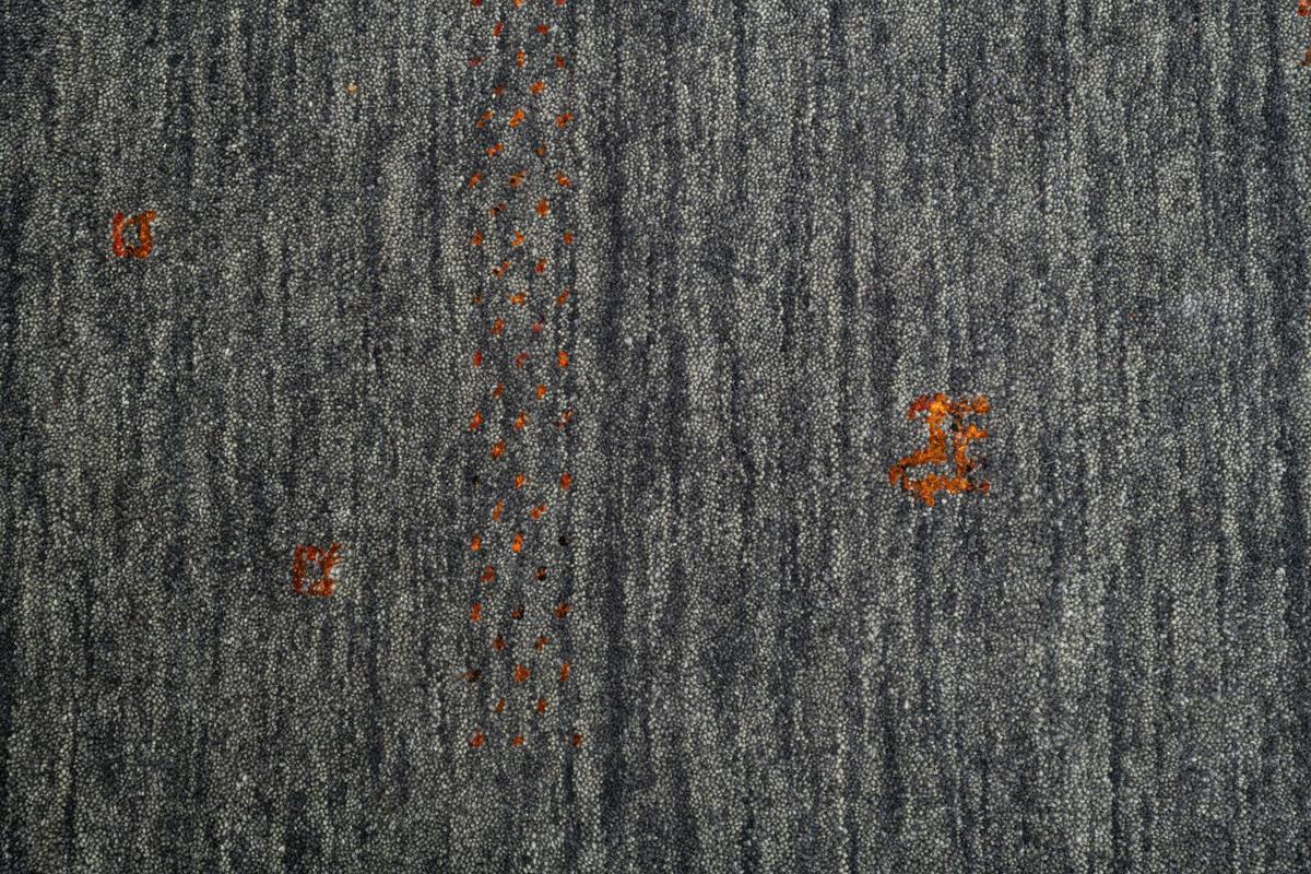 HANDWEBTEPPICH Nashville 120x180 cm - Anthrazit, Textil (120/180cm) - THEKO