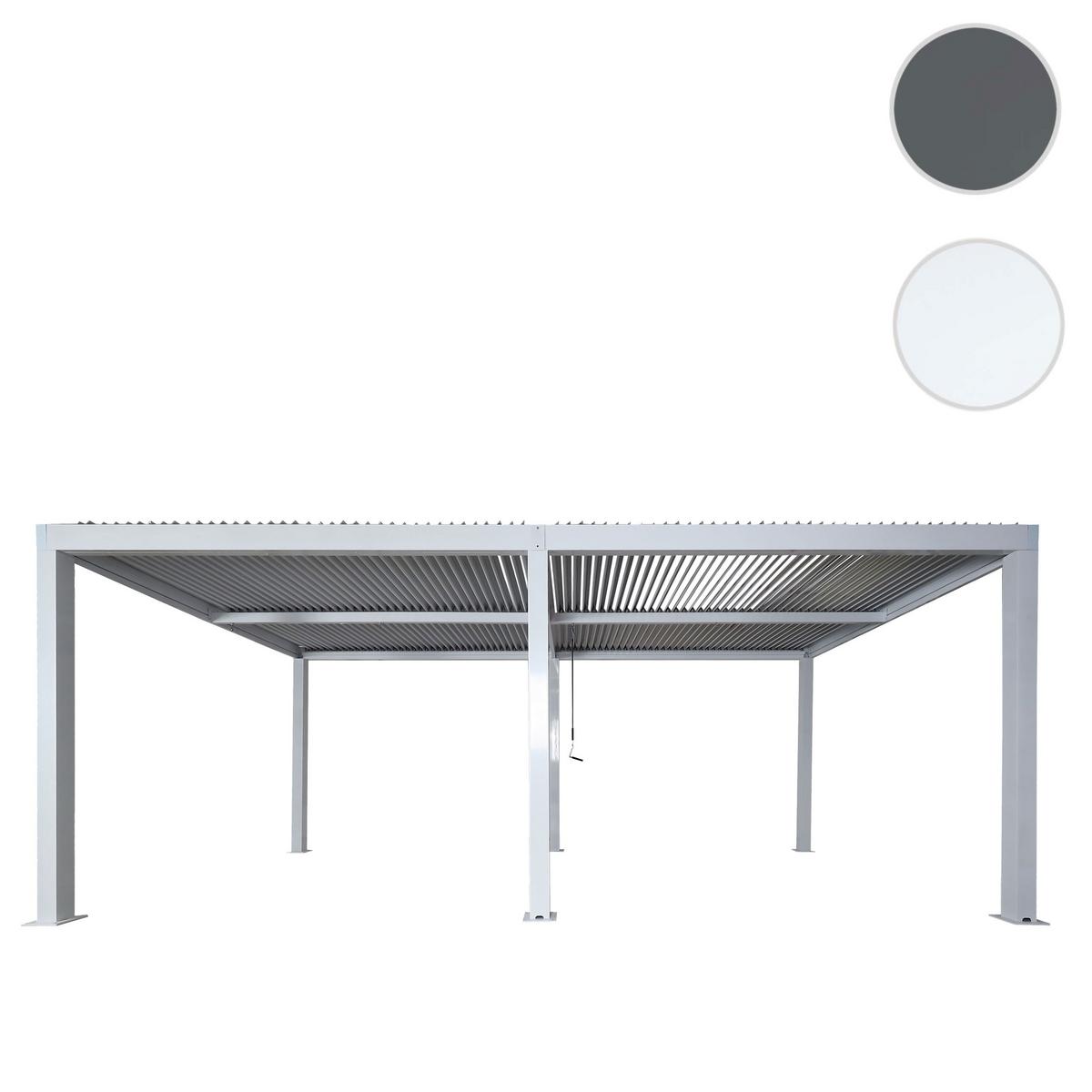 CARPORT Weiß - Weiß, Metall (583/220/301cm) - MCW