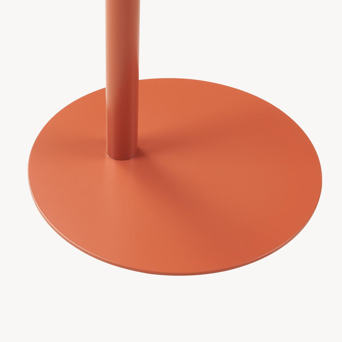 BEISTELLTISCH Nastätten - Dunkelbraun, Metall (38/50/50cm) - [en.casa]