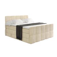 BOXSPRINGBETT mit Matratze und Lattenrost - LIRO-Z KING-140x200 - Beige Monolith - Beige, Holzwerkstoff (140/200cm) - ALTDECOR