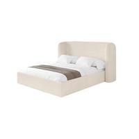 POLSTERBETT mit Bettkasten und Lattenrost, Bett mit Matratze H3/H4 - ESTI 140x200 Beige - Kaschmir, Holzwerkstoff/Textil (140/200cm) - ALTDECOR