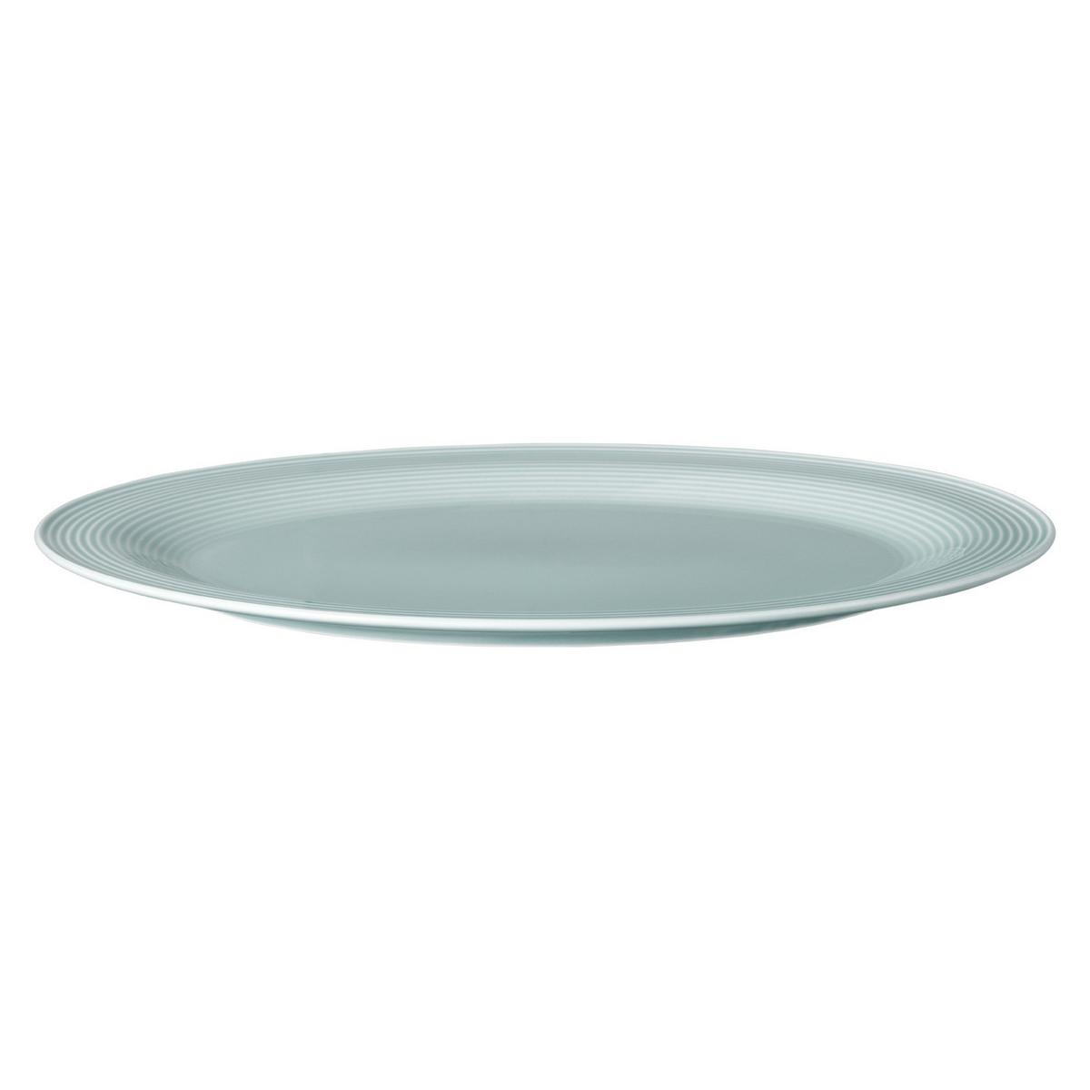 SERVIERPLATTE Beat Color Glaze Arktisblau 35 x 28 cm - Blau, Keramik (28/2.2/35.3cm) - Seltmann Weiden