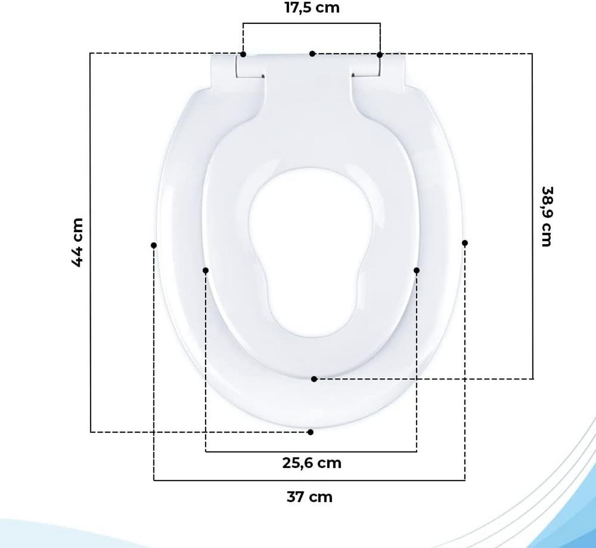 FAMILIENTOILETTENSIZT - Weiß, Kunststoff (37/5/44cm) - Bath4U