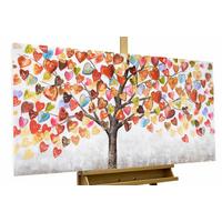 ÖLGEMÄLDE 120/60 cm - Multicolor/Weiß, Holz/Textil (120/60cm) - KUNSTLOFT