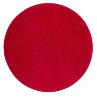 HOCHFLOR VELOURS TEPPICH LUNA RUND - Rot, Textil (200/200cm) - Snapstyle
