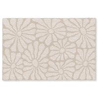FUSSMATTE Floral - Druck - Beige - Braun - Minimalistisch Schmutzfangmatte 180x120 cm - Sandfarben, Kunststoff (180/0.4cm) - MuchoWow