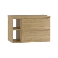 WASCHTISCHUNTERSCHRANK 80.6cm Viggo Holz - Braun, Holzwerkstoff (80.6/52.2/46.5cm) - Petits-meubles