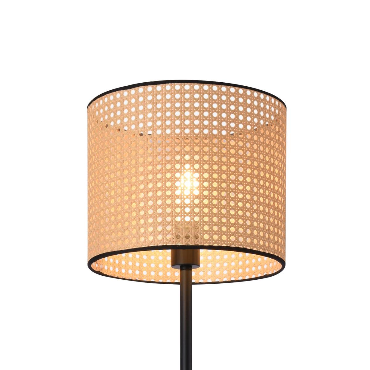 STEHLEUCHTE Helens - Beige, Kunststoff (30/30/154cm) - lux.pro