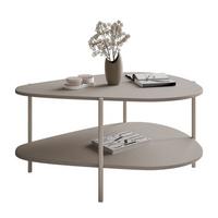 COUCHTISCH LUMI mit Ablage, Kaschmir - Kaschmir, Holzwerkstoff (65/90/45cm) - Lookway