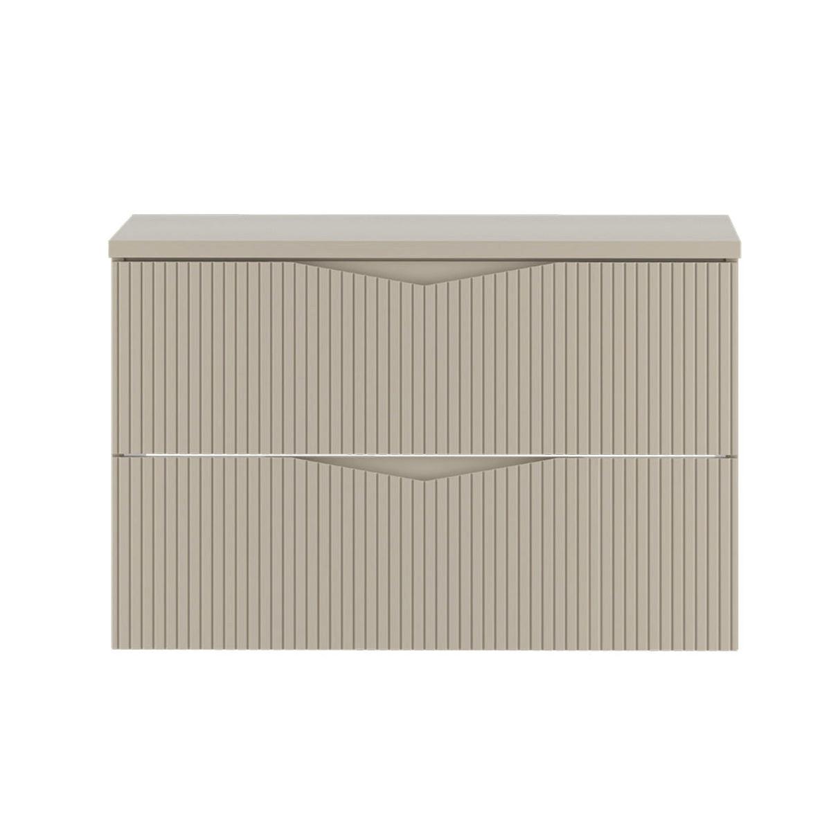 WASCHTISCHUNTERSCHRANK 80.6cm Tao Kaschmir - Beige, Holzwerkstoff (80.6/52.2/46.5cm) - Petits-meubles