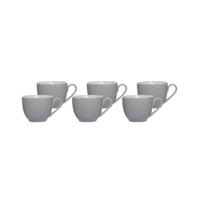 ESPRESSOTASSEN Doppio Grau 80 ml 6er Set - Grau, Keramik (0.08L) - Ritzenhoff Breker
