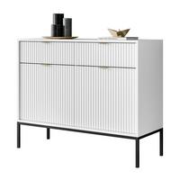 KOMMODE CORTADO KSZ104 MIT SCHUBLADEN WEISS - Weiß, Holzwerkstoff (104/83/39cm) - Lookway