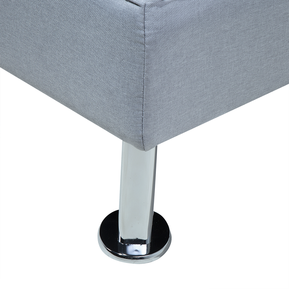 3-SITZER-SCHLAFSOFA Polsterbezug Hellgrau Roxen - Hellgrau, Textil (168/77/81cm) - Beliani