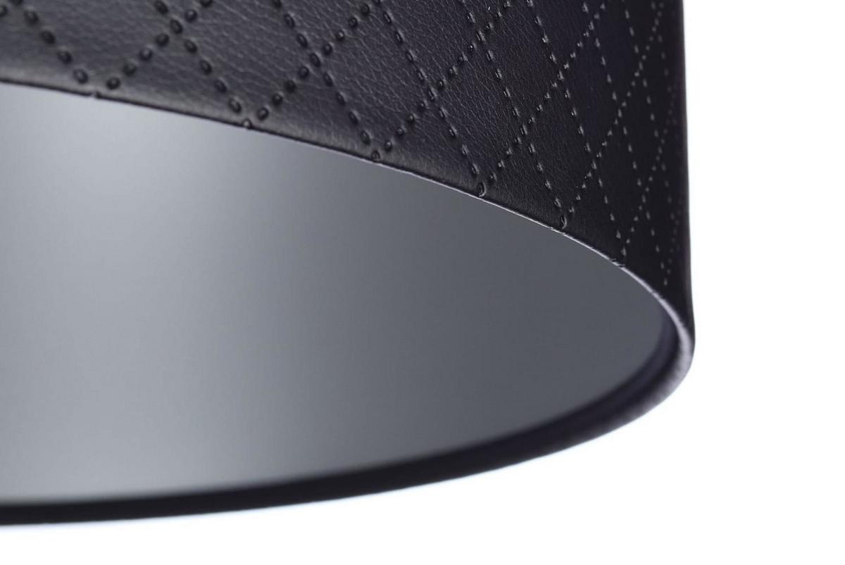 HÄNGELEUCHTE Schwarz 50/25 cm - Silberfarben/Schwarz, Kunststoff (50/0.8/25cm) - ONZENO