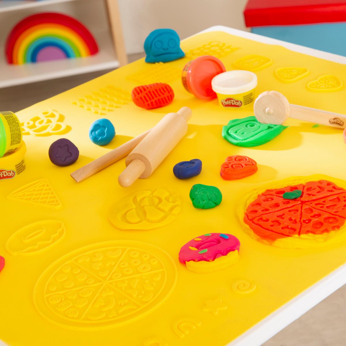 SPIELSET KNETE roba x Play-Doh Groß - Grau, Holz/Kunststoff (50/55/1cm) - Roba
