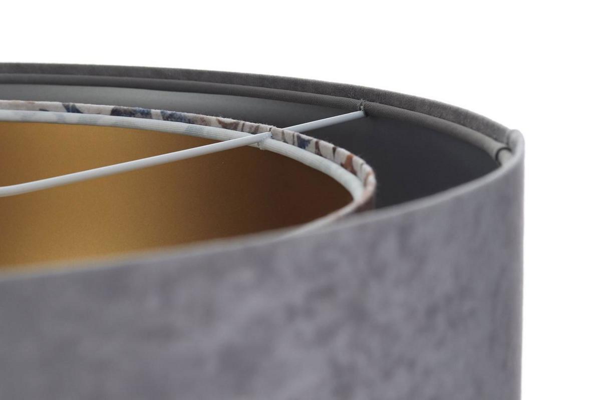 HÄNGELEUCHTE Grau 50/23 cm - Beige, Kunststoff (50/1/23cm) - ONZENO