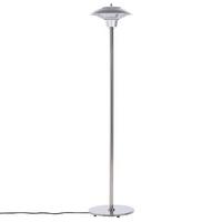 TERRASSENSTRAHLER Silber Askja - Silberfarben, Metall (45/205/45cm) - Beliani