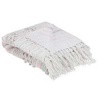 DECKE Rosa Kaman 150/120 cm - Pink, Textil (125/150cm) - Beliani