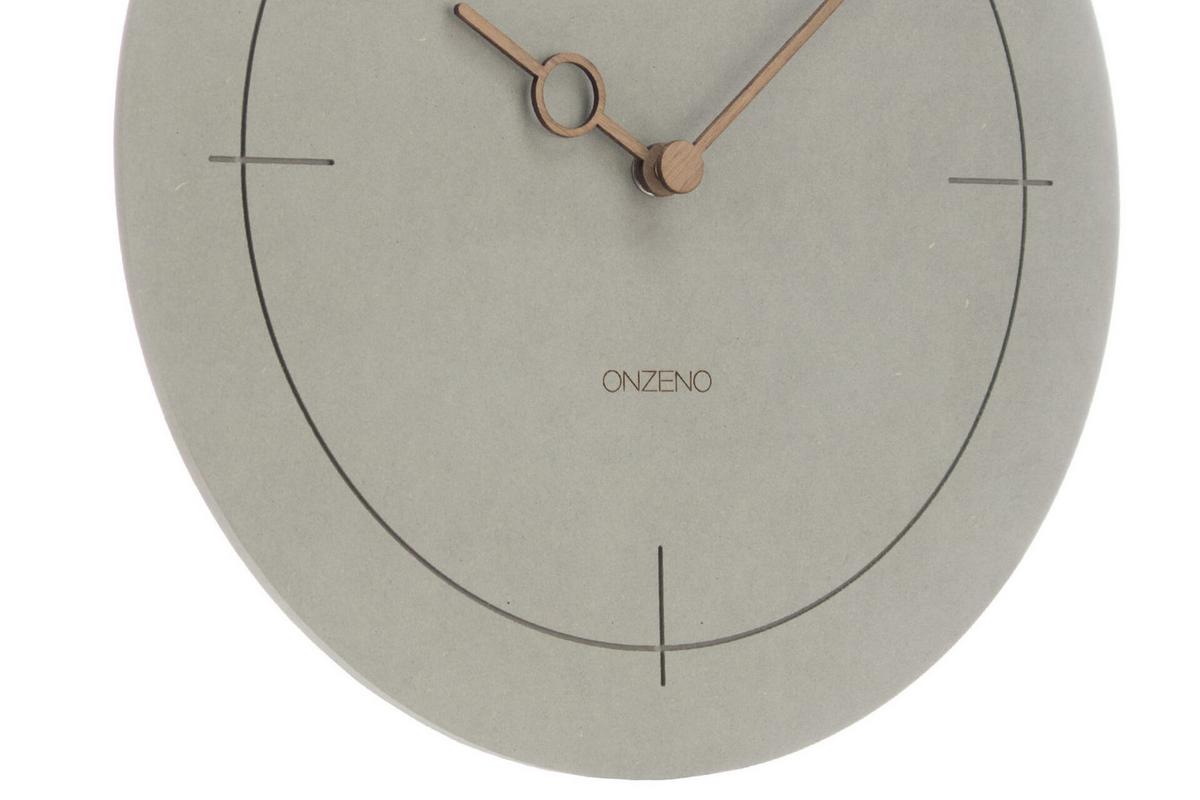 WANDUHR Design Grau 29/29 cm - Grau, Holzwerkstoff (29/29/1cm) - ONZENO