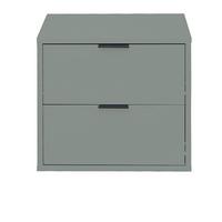 KOMMODE Erna 51x45x47 Pinie Green matt Lack - Grün, Holzwerkstoff (51/47/45cm) - 58aufmkessel