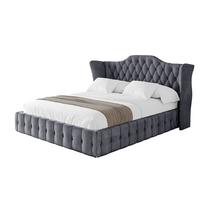 POLSTERBETT mit Bettkasten und Lattenrost, Boxbett ohne Matratze - MODY 120x200 Dunkelgrau - Dunkelgrau, Holzwerkstoff/Textil (120/200cm) - ALTDECOR