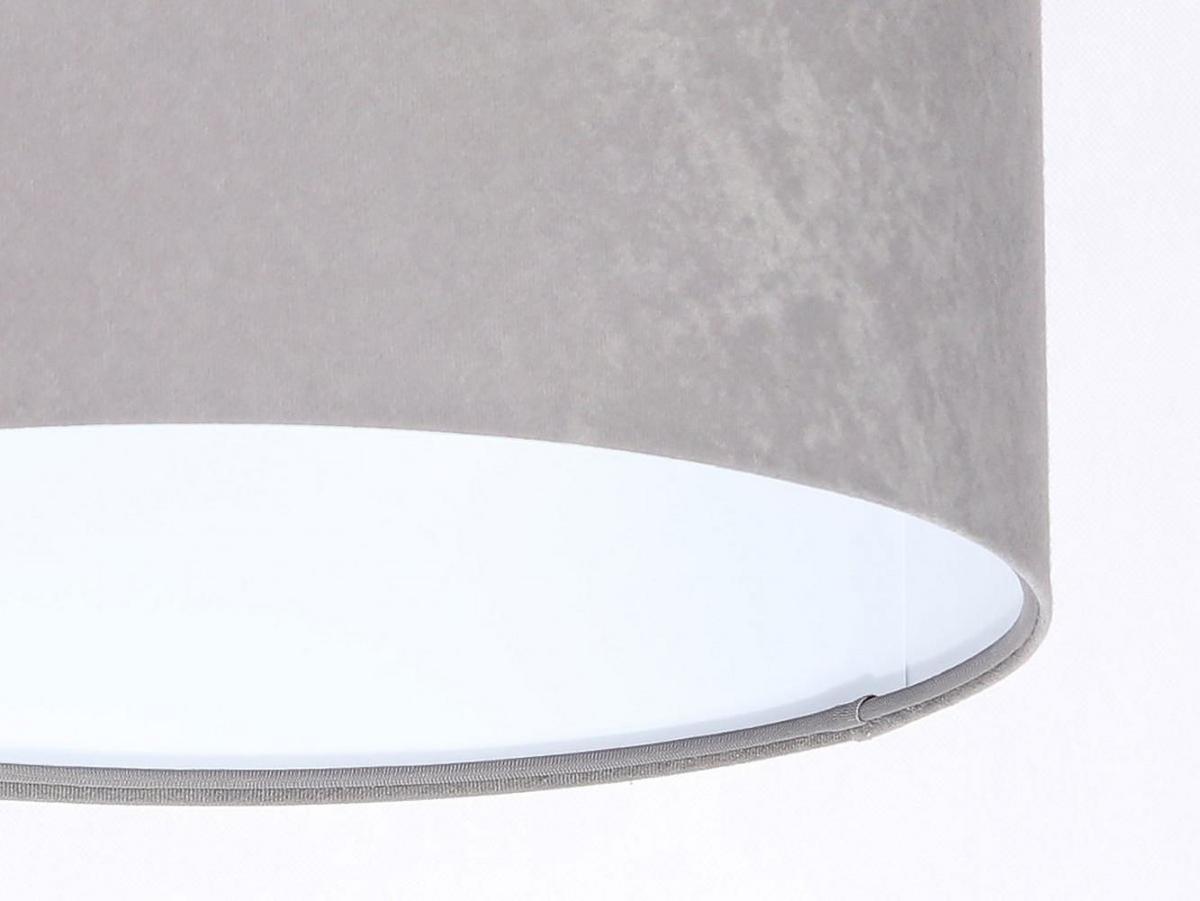 HÄNGELEUCHTE Grau 40/20 cm - Weiß/Grau, Kunststoff (40/0.6/20cm) - ONZENO
