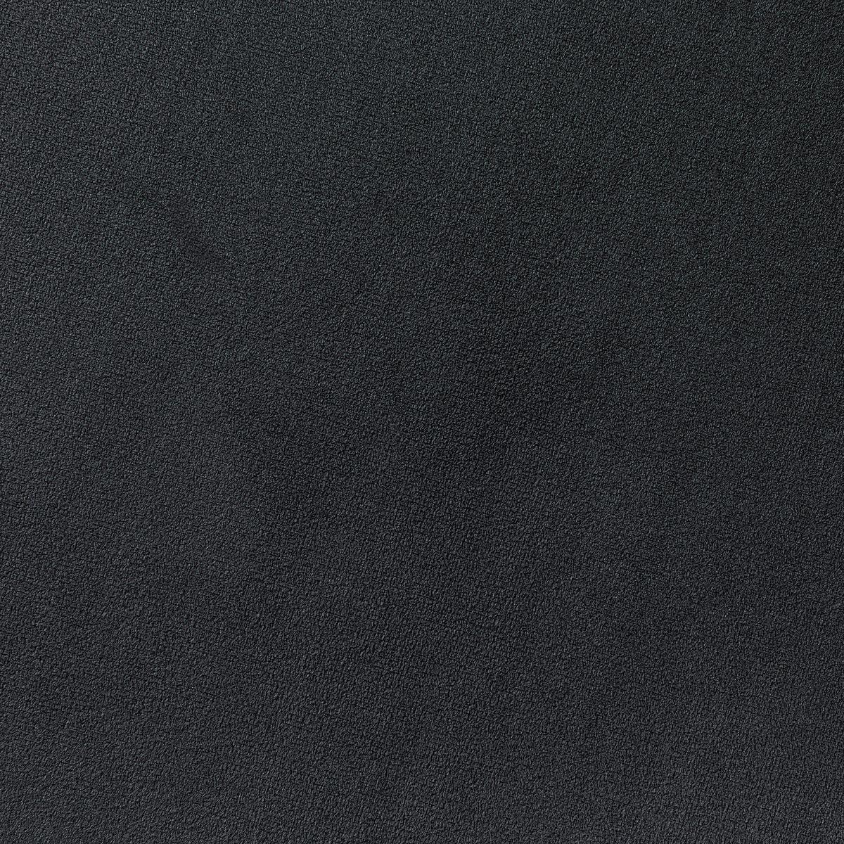 BARSTUHL 2er-Set Samtstoff Schwarz Falton - Schwarz, Textil/Metall (48/98/49cm) - Beliani