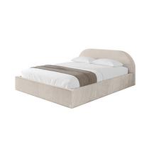 POLSTERBETT mit Bettkasten und Lattenrost, Boxbett ohne Matratze - TIVON-V1 180x200 Beige - Beige, Holzwerkstoff/Textil (180/200cm) - ALTDECOR