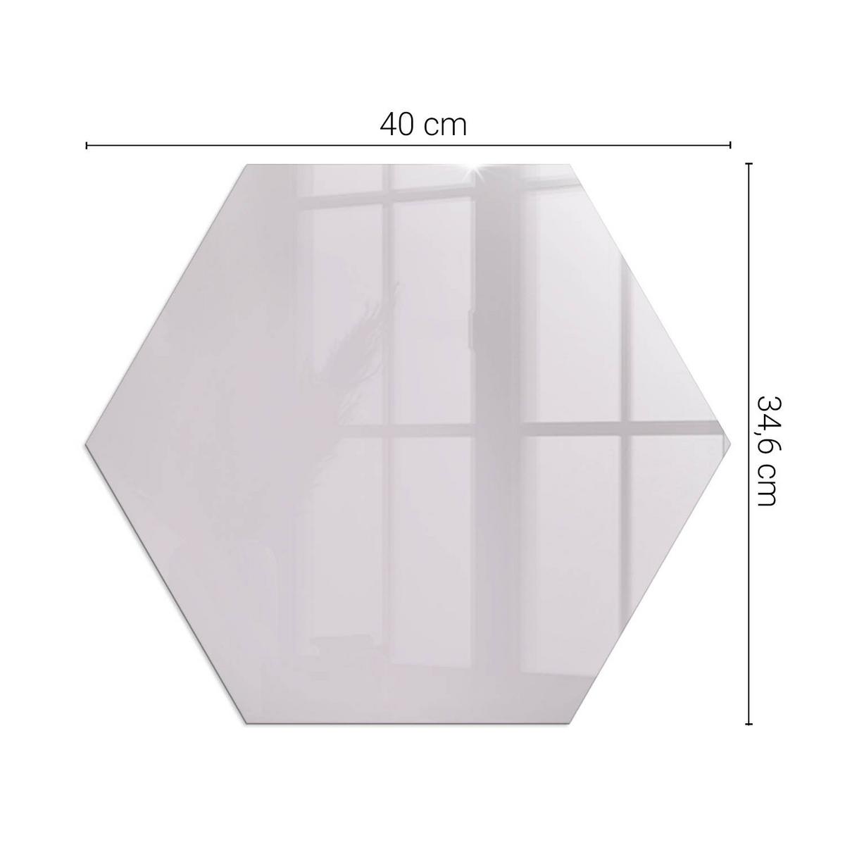 GLASPLATTE für Kamin h40 cm - Lila, Glas (40/40/0.4cm) - TULUP