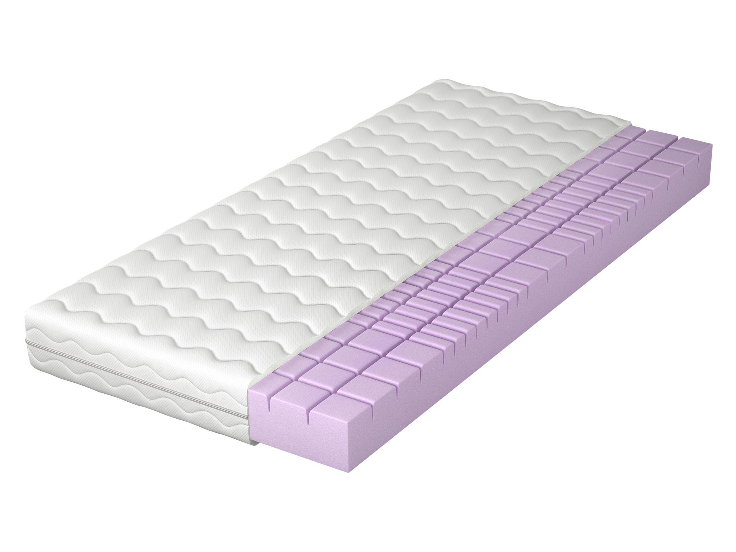 SCHAUMSTOFFMATRATZE Linnove 15 cm - Weiß, Textil (180/200cm) - MIRJAN24