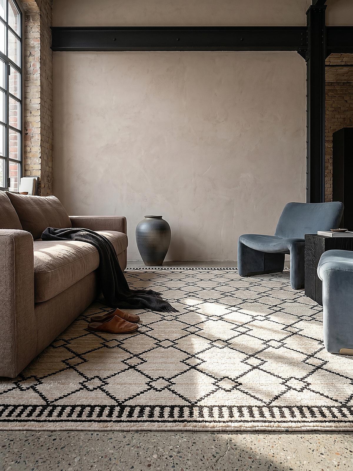 KURZFLORTEPPICH PERRAN, im Berber-Stil, Weiß, 160 x 230 cm - Weiß, Textil (230/160cm) - KADIMA DESIGN