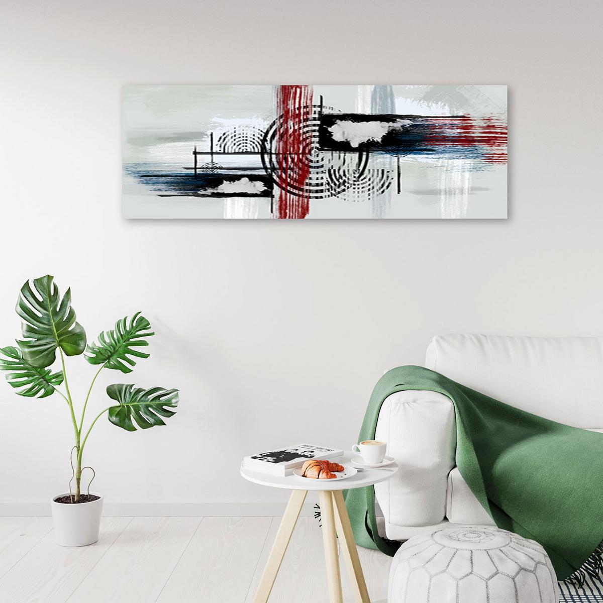 KUNSTDRUCK Grau 120/40 cm - Grau, Textil (120/40cm) - KUNSTLOFT