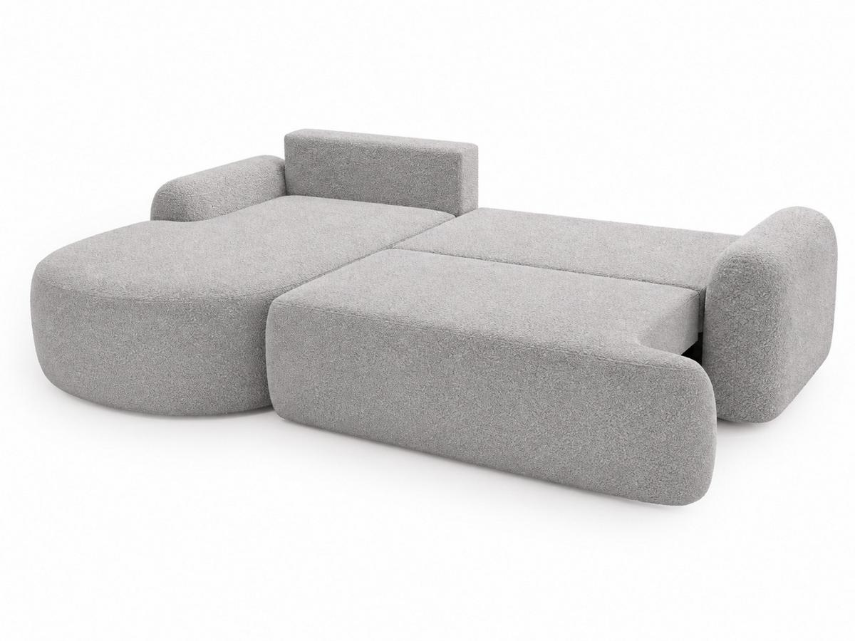 ECKSOFA Aurio Grau Links - Grau, Holz/Textil (177/261cm) - Graingold