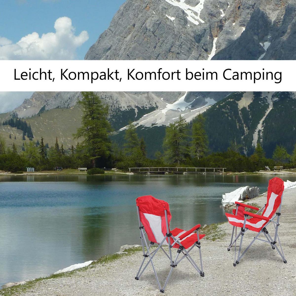 CAMPINGSTUHL Blau - Blau, Textil (57/100/66cm) - MCW