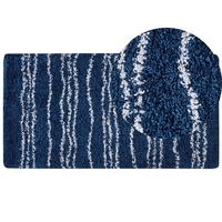 SHAGGY-TEPPICH Tashir 150/80 cm - Blau, Kunststoff (80/150cm) - Beliani