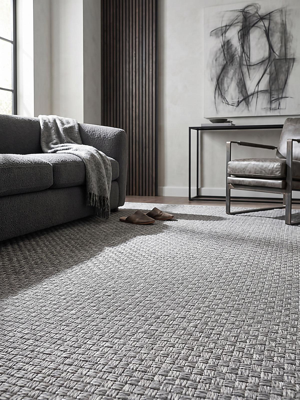 FLACHWEBTEPPICH BROYE Polypropylen - Grau, Textil (240/340cm) - KADIMA DESIGN