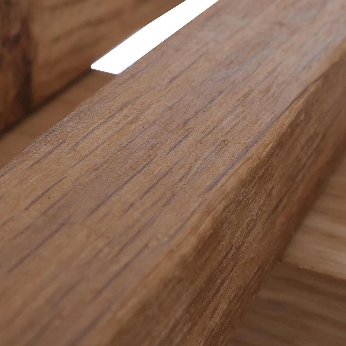 GARDEROBEN-BANK Eiche Dekor - Eiche Wotan, Holz (100/45/35cm) - MCW