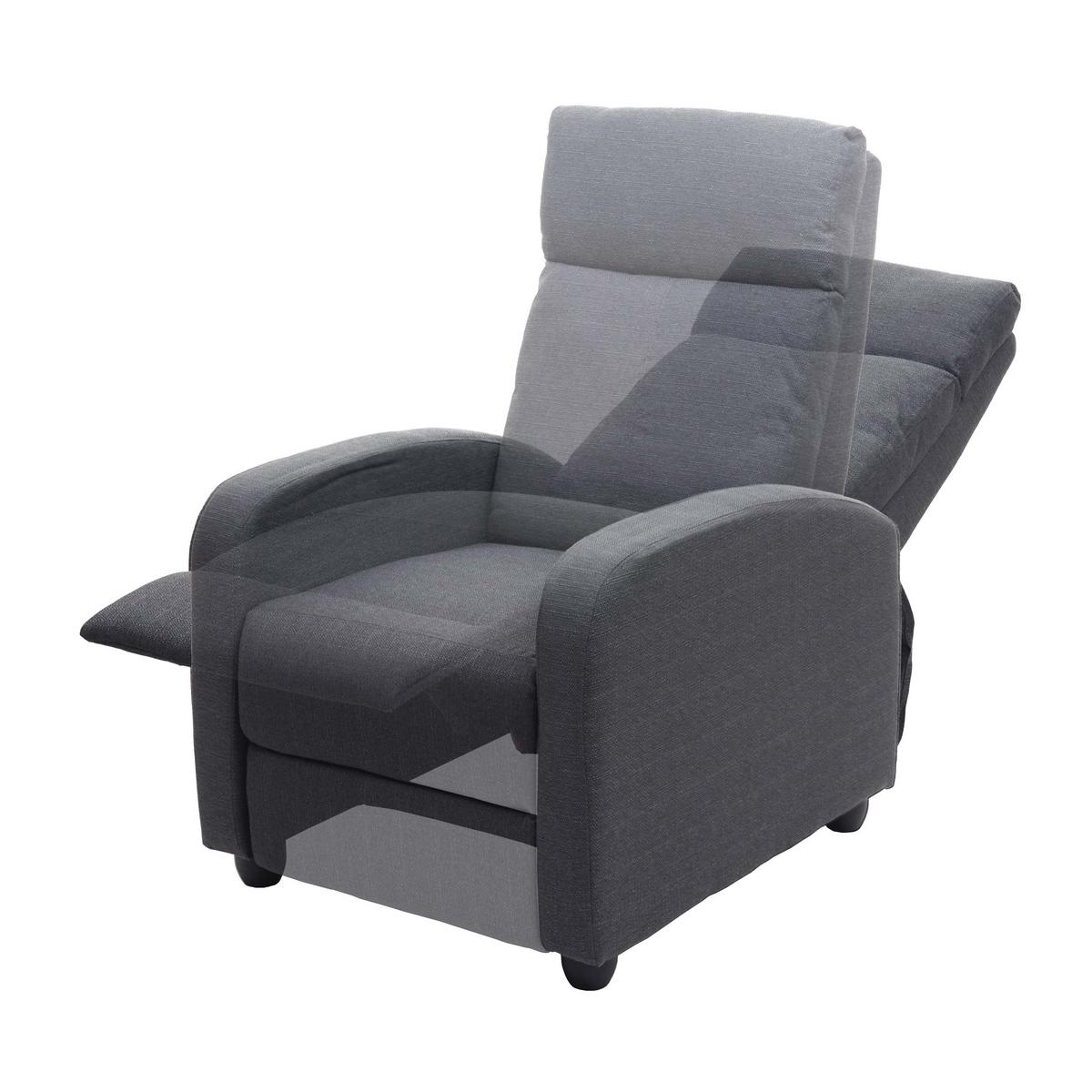 RELAXSESSEL Grau - Grau, Textil (67/102/90cm) - MCW