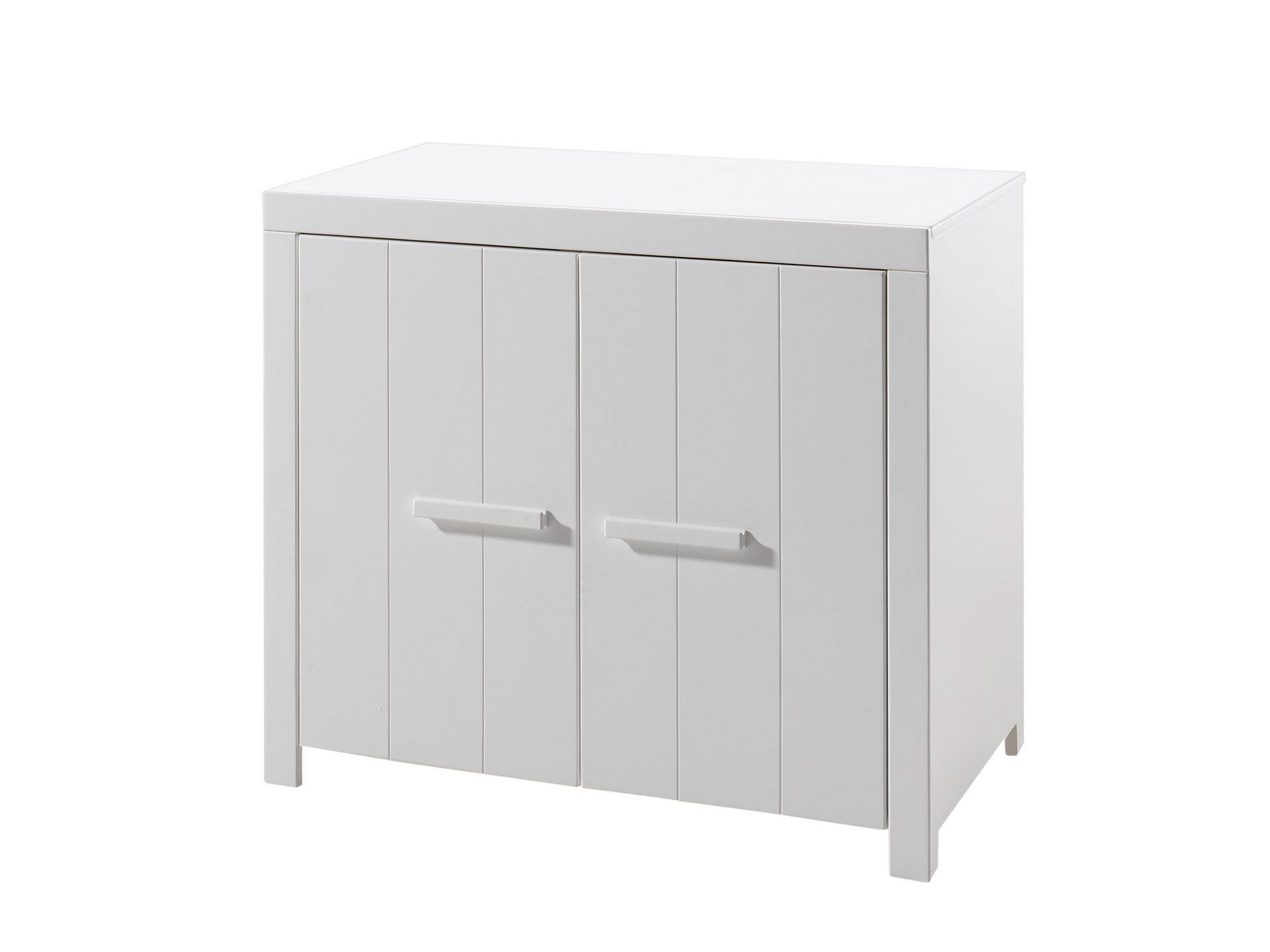TÜRKOMMODE Karalynn 100x57x87 aus MDF in Weiß - Weiß, Holzwerkstoff (100/87/57cm) - 58aufmkessel