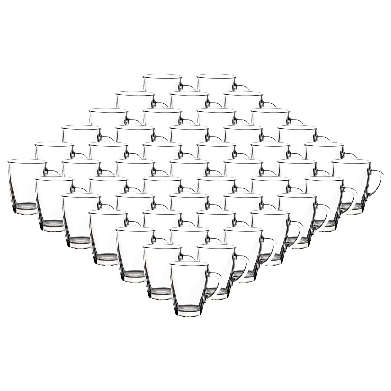 KAFFEEBECHER TEEBECHER Nordic transparent 300 ml 48er Set - Transparent, Glas (0.3L) - Van Well