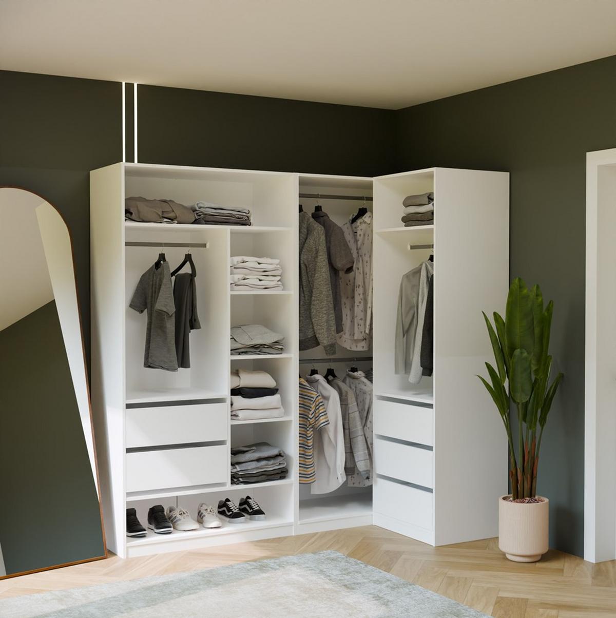 SCHUBLADEN Weiß 57/40/50 - Weiß, Holzwerkstoff (57/40/50cm) - RAUMHIRSCH FURNITURE