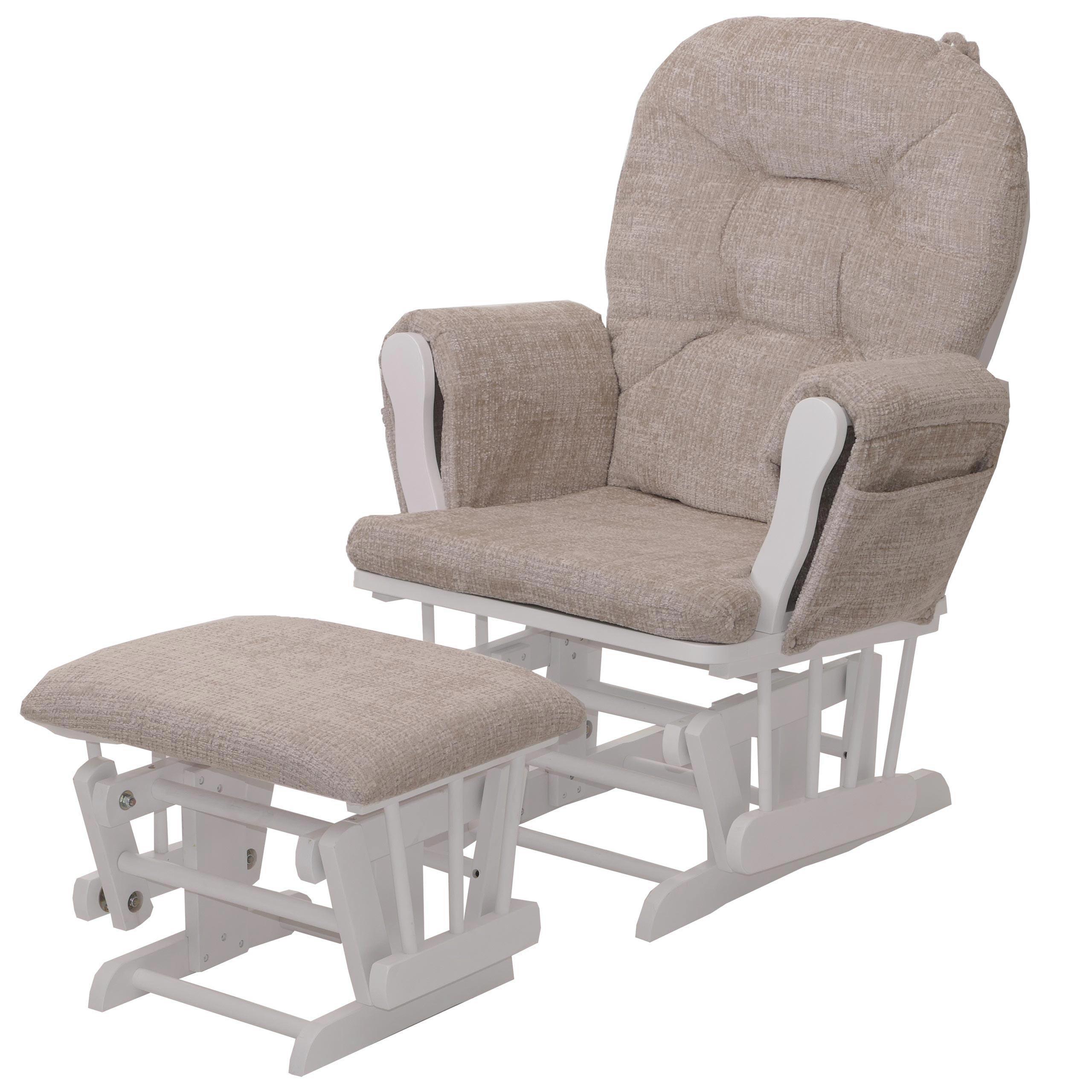 RELAXSESSEL Cremeweiß, Weiß - Weiß, Textil (75/100/71cm) - MCW